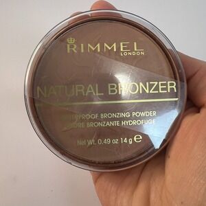 Rimmel London Natural Bronzer H2O Proof Bronzing Powder 0.49 oz 021 Sunlight New